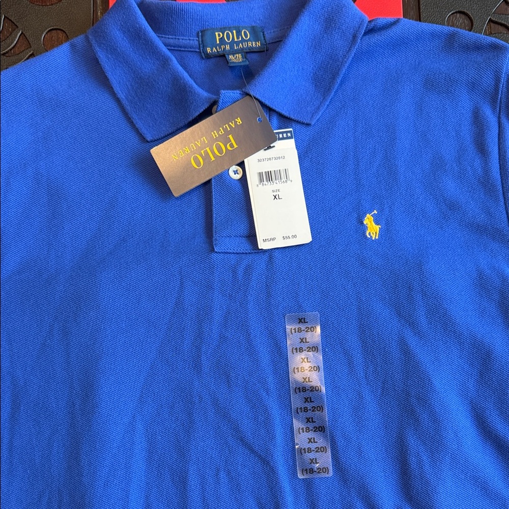 Polo by Ralph Lauren Men's Royal Blue Polo Shirt